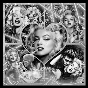 Marilyn Monroe 8 1/2"x11" Wall Art
